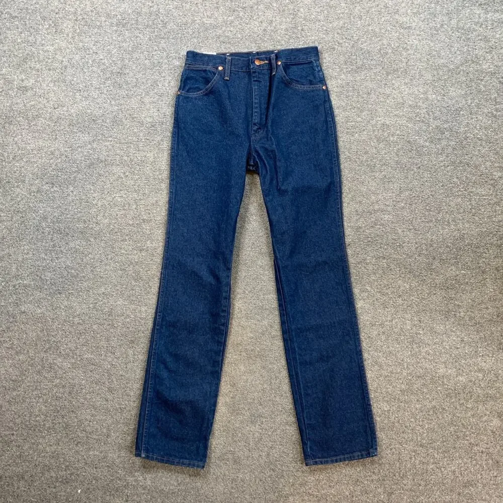Vintage Wrangler Jeans Mens 31 Blue Cowboy Cut Slim Fit Western Cowboy Denim